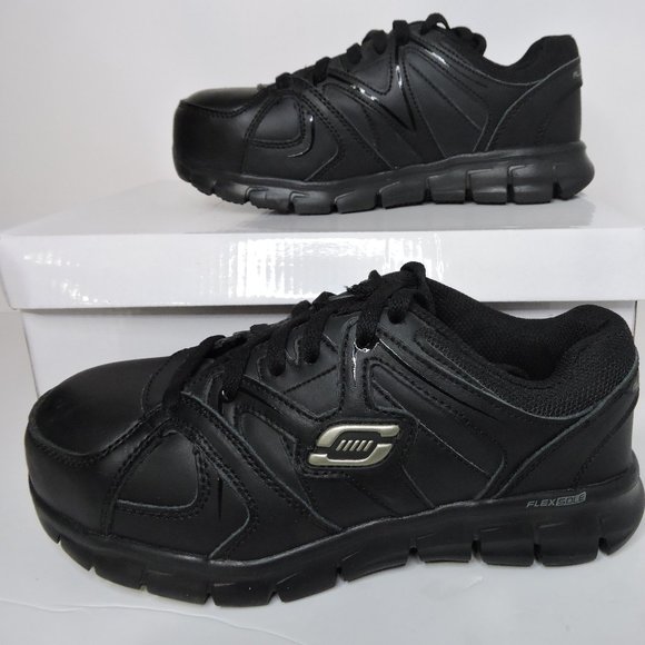 Skechers safety toe shoes, Slip Resistant, Woman's CSA certified. brand new - Picture 1 of 4